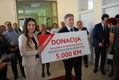 Konzum donirao 5.000 KM za nastavak adaptacije Klinike za zarazne bolesti u Tuzli