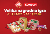 Konzum i Pik nagrađuju!  01.11. - 31.11.