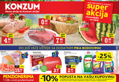 Konzum Super akcija od ponedjeljka do srijede!