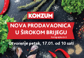 Nova Konzum prodavnica u Širokom Brijegu!