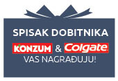 Spisak dobitnika nagradne igre - "Konzum i Colgate vas nagrađuje!"